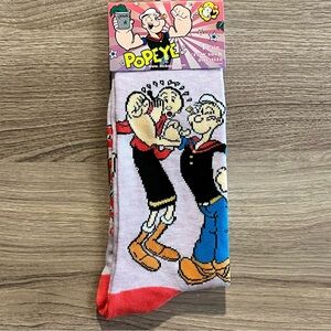 Popeye and Olive Socks (M 7 - 12/W 9 - 14)